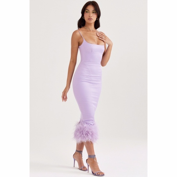 NEW House of CB Helena Dress Orchid XS - Picture 5 of 16